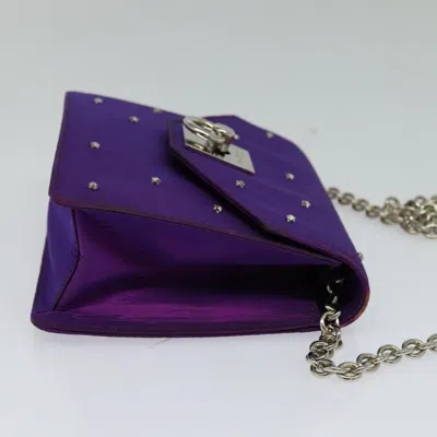 Pre-owned Celine Céline Purple Synthetic Shoulder Bag ()