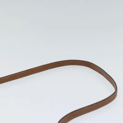 Pre-owned Celine Céline Triomphe Beige Canvas Shoulder Bag ()