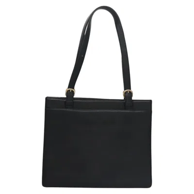 Pre-owned Chanel Executive Black Leather Tote Bag ()