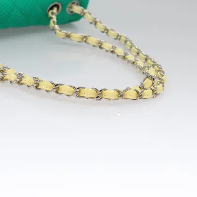 Pre-owned Chanel Green Cotton Shoulder Bag ()