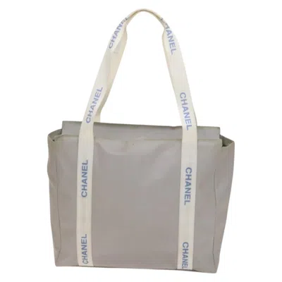 Pre-owned Chanel Grey Nylon Tote Bag ()