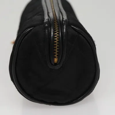 Pre-owned Chanel Gripoix Black Silk Clutch Bag ()