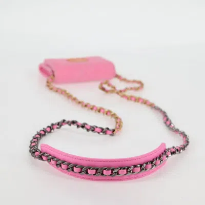 Pre-owned Chanel Trendy Cc Pink Canvas Shoulder Bag ()