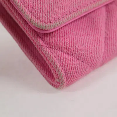 Pre-owned Chanel Trendy Cc Pink Canvas Shoulder Bag ()