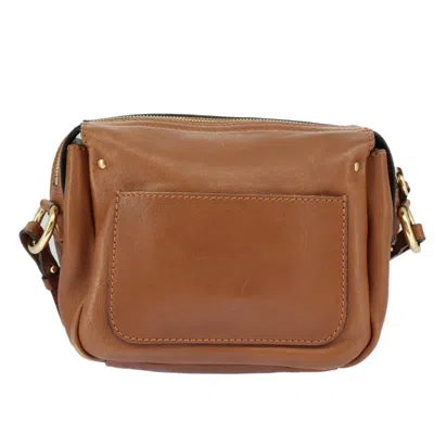 Pre-owned Chloé Indy Brown Leather Shoulder Bag ()