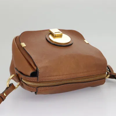 Pre-owned Chloé Indy Brown Leather Shoulder Bag ()