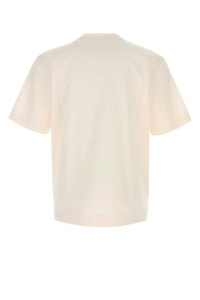 Fendi Crew Neck Short Sleeve Fitted T-shirt In White