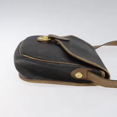 Pre-owned Dior Honeycomb Brown Canvas Shoulder Bag ()