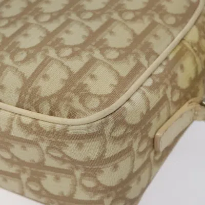 Pre-owned Dior Trotter Beige Canvas Shoulder Bag ()