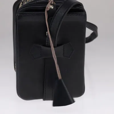Pre-owned Dior Trotter Navy Canvas Shoulder Bag ()