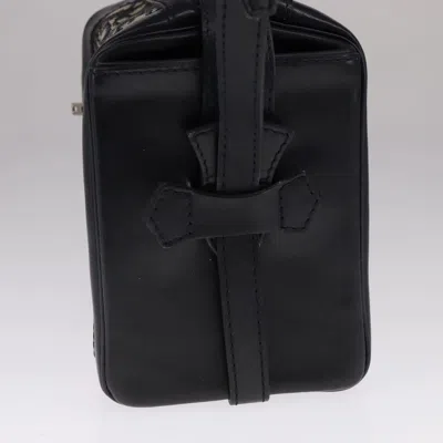 Pre-owned Dior Trotter Navy Canvas Shoulder Bag ()