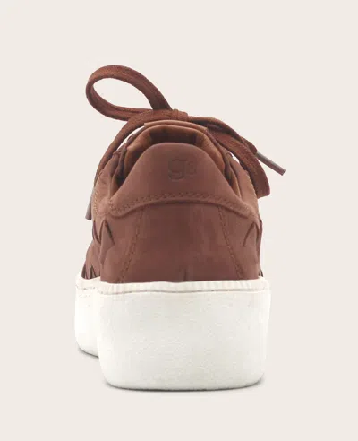 Gentle Souls - Kindy Nubuck Woven Sneaker In Brown