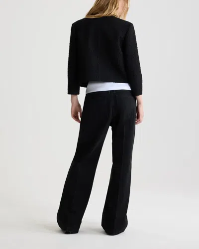 Patou No Collar Box Jacket In Black
