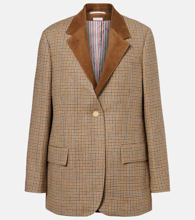 Thom Browne Narrow-shoulder Sport Jacket In Brown