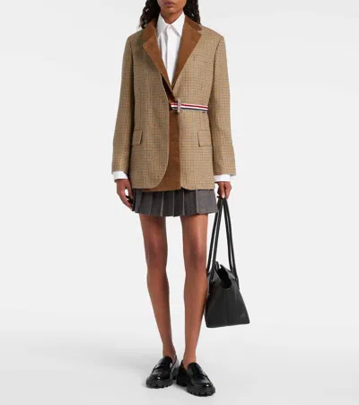 Thom Browne Narrow-shoulder Sport Jacket In Brown