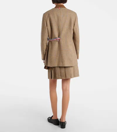 Thom Browne Narrow-shoulder Sport Jacket In Brown
