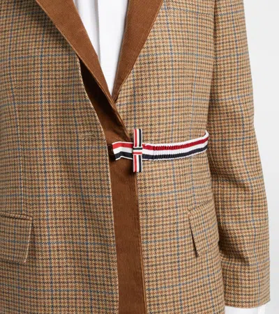 Thom Browne Narrow-shoulder Sport Jacket In Brown