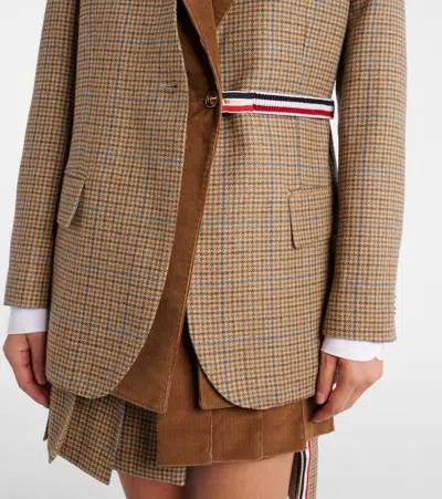 Thom Browne Narrow-shoulder Sport Jacket In Brown