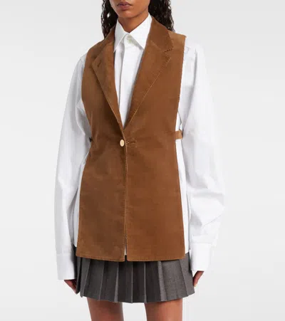 Thom Browne Narrow-shoulder Sport Jacket In Brown