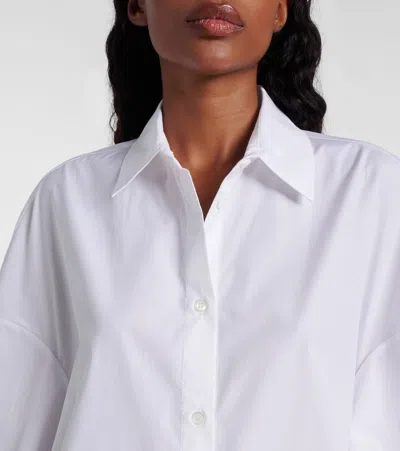 Marni Cotton Shirt Dress In White