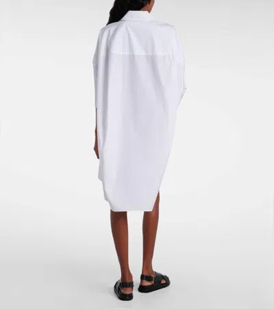 Marni Cotton Shirt Dress In White