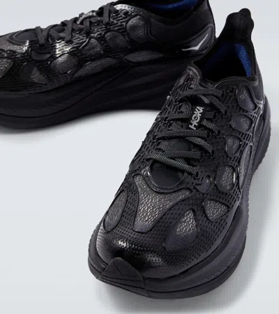 Hoka One One Mach X Caged Sneakers In Black