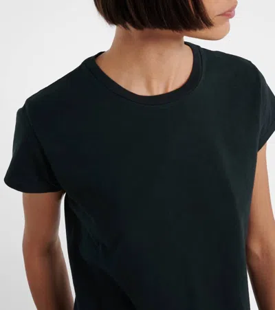 The Row Wesler Short-sleeve Cotton Jersey T-shirt In Black