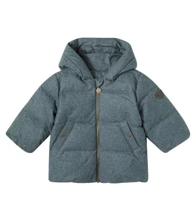 Bonpoint Baby Bozen Down Jacket In Green