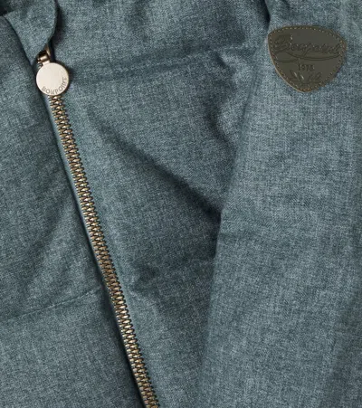 Bonpoint Baby Bozen Down Jacket In Green