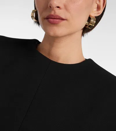 Givenchy Logo-engraved Hoop Earrings In Gold