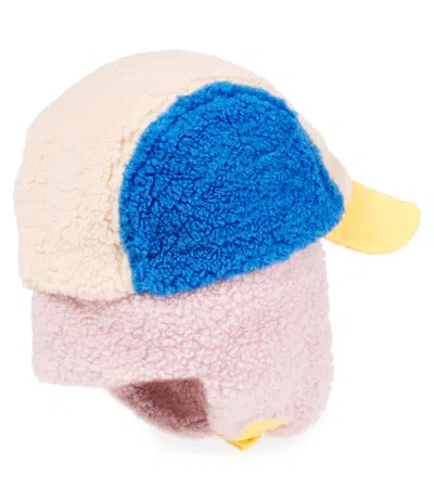 Bobo Choses Teddy Trapper Hat In Blue
