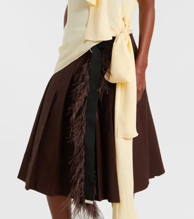 不对称颈部系带女式上衣