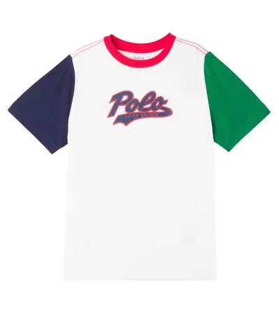 Polo Ralph Lauren Logo Cotton Jersey T-shirt In Multi