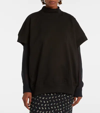 Dries Van Noten Cotton Sweatshirt In Black
