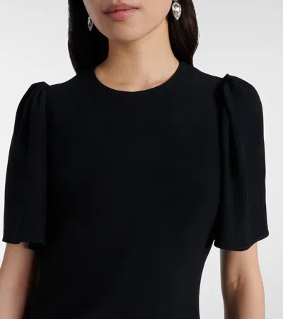 Alexander Mcqueen Midi Dress In Black