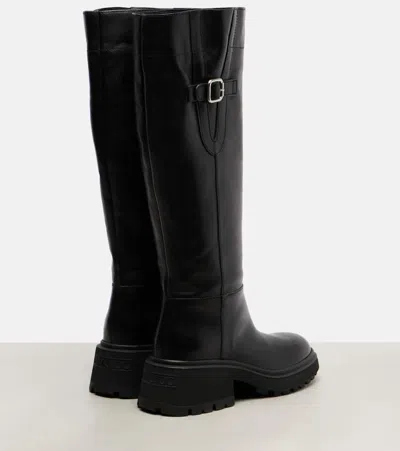 Jimmy Choo 70mm Tamskin Leather Over-the-knee Boots In Black
