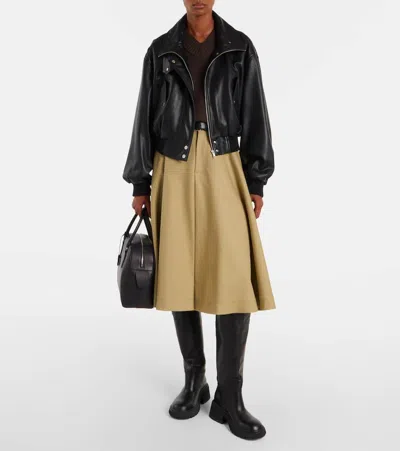 Jimmy Choo 70mm Tamskin Leather Over-the-knee Boots In Black