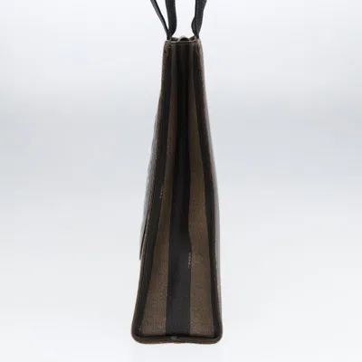 Pre-owned Fendi Pecan Brown Canvas Tote Bag ()