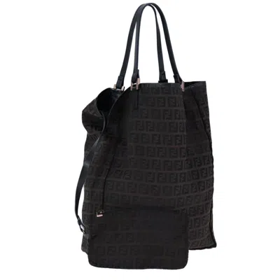 Pre-owned Fendi Zucchino Brown Canvas Tote Bag ()
