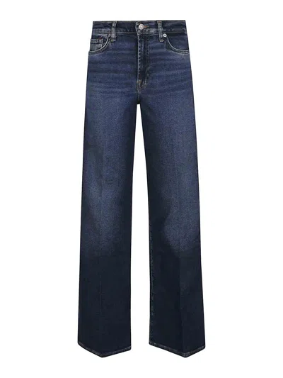 7 For All Mankind High-waisted Vintage Flared Jeans In Blue