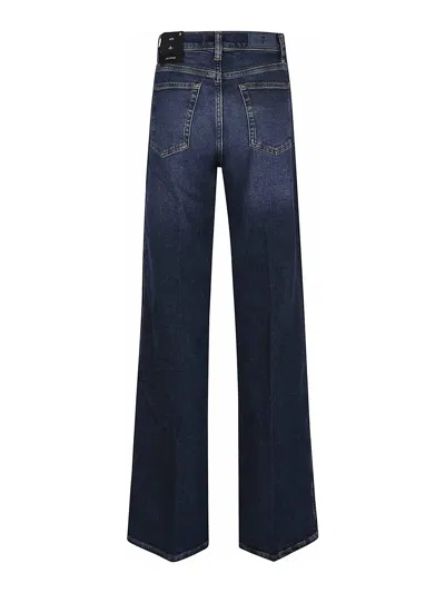 7 For All Mankind High-waisted Vintage Flared Jeans In Blue