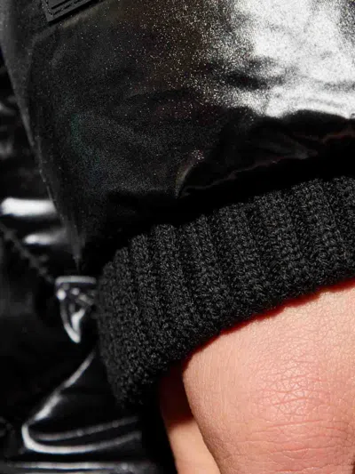 Dsquared2 3d Down Jacket In Nylon Trapuntato Urban-street Relaxed-fit Jacket In Black