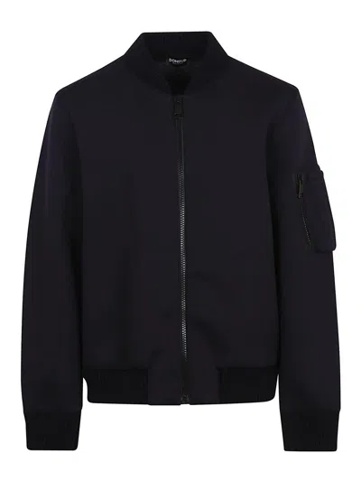 Dondup Bomber Jacket In Blue