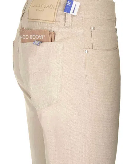 Jacob Cohen Tailored Off-white Trousers In Neutral