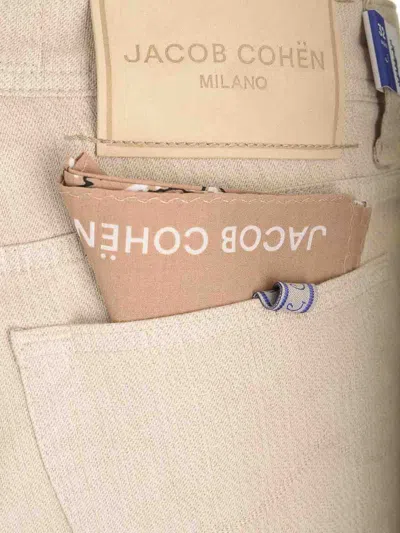 Jacob Cohen Tailored Off-white Trousers In Neutral