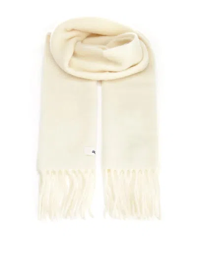 Jacquemus Wool Blend Scarf Scarves And Foulards White