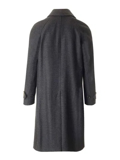 Lardini Raglan Coat In Multi