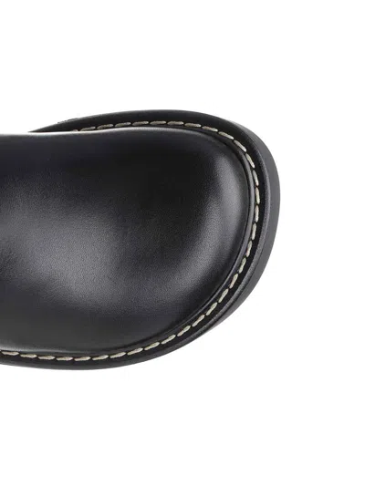 Loewe Sierra Ankle Boots In Vegetable Tanned Calfskin In Black