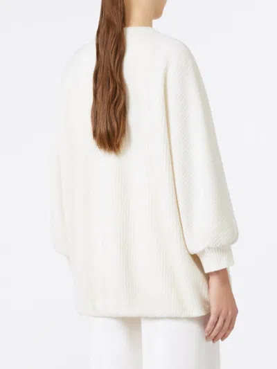 Max Mara White Cirino Jacket In Neutral