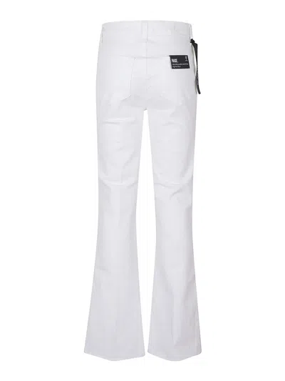 Paige Tailored Flared Pants With High Waist In White